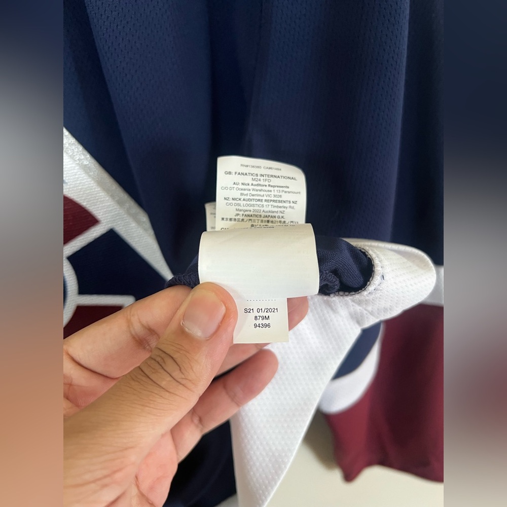 2021 Fanatics Colorado Avalanche Alternate Breakaway NHL Hockey Jersey Size L - Picture 4 of 7